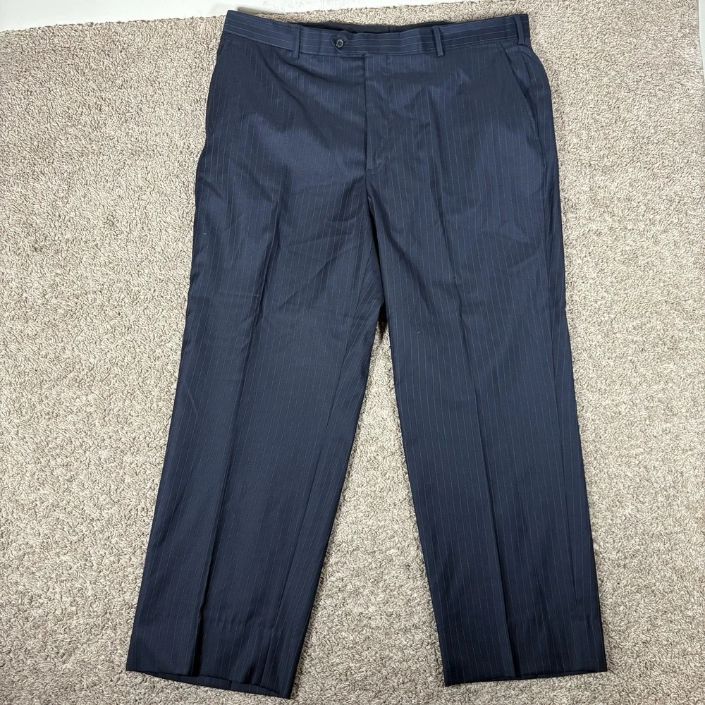 Brooks Brothers 1818 Madison Fit 2 Piece Suit Men's Size 45L 40x29 Saxxon Wool